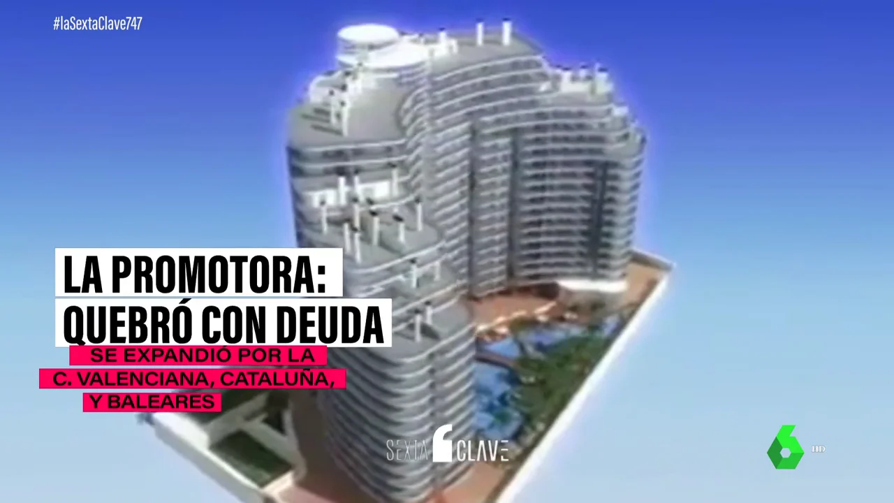 Del lujo a las deudas millonarias: la turbulenta historia de la promotora tras el edificio incendiado en Valencia