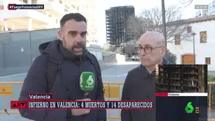 Manuel, vecino del incendio Valencia - ARV