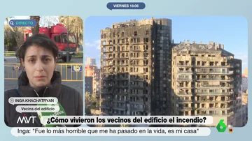 La desesperación de una vecina tras perderlo todo en el incendio de Valencia: &quot;El siguiente paso es ver qué pasa con la hipoteca&quot;