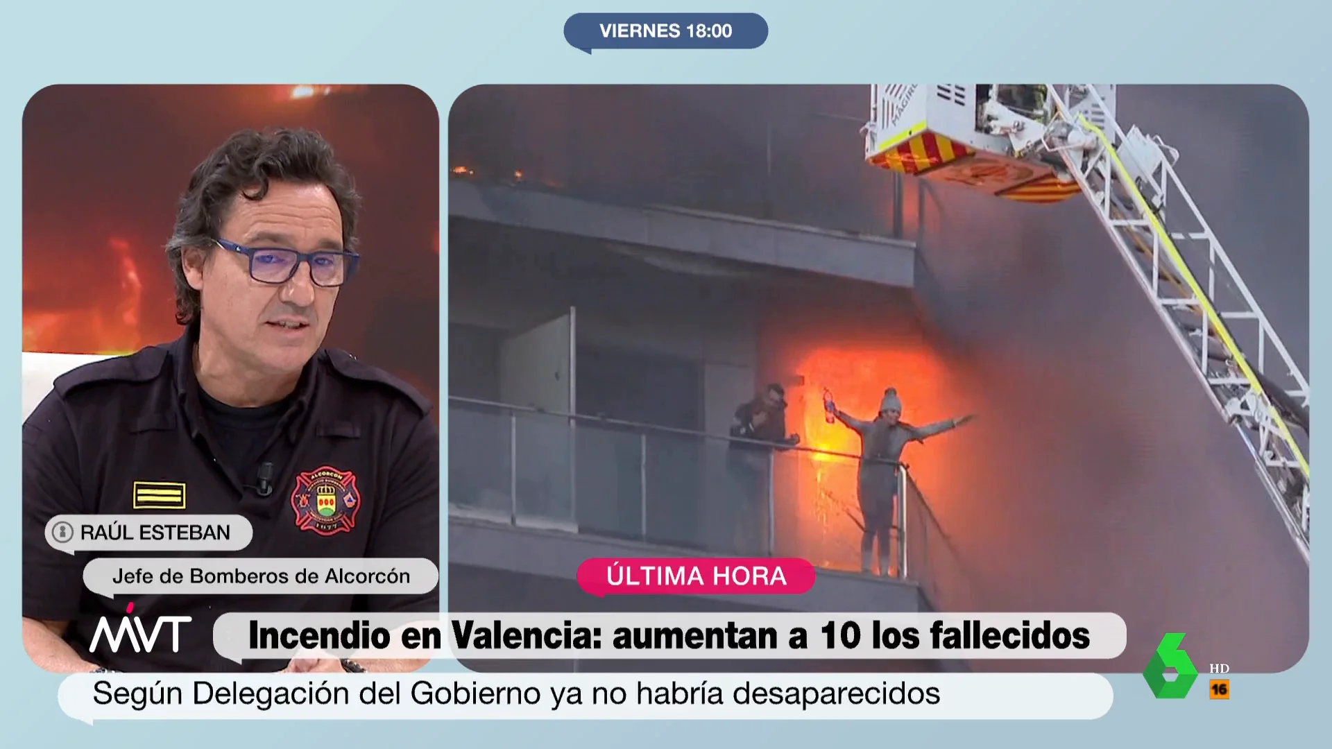 Raúl Esteban, jefe de Bomberos de Alcorcón