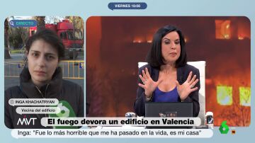 Beatriz de Vicente ayuda a los afectados por el incendio de Valencia