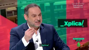 José Luis Ábalos, en una entrevista en laSexta Xplica