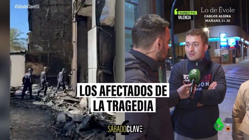 Habla uno de los afectados por el incendio de Valencia