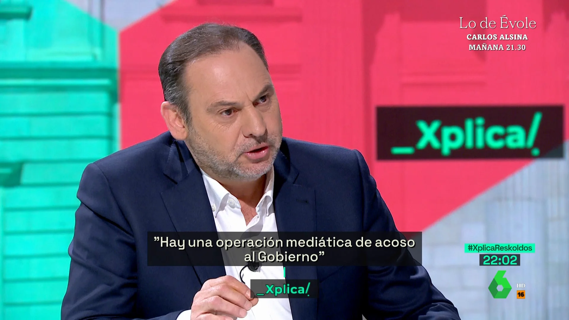 José Luis Ábalos en laSexta Xplica