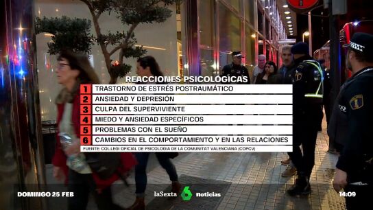 Las consecuencias psicol&oacute;gicas de sufrir una tragedia como el incendio de Valencia: "Las consecuencias del trauma m&aacute;s cr&oacute;nicas aparecen a los meses"