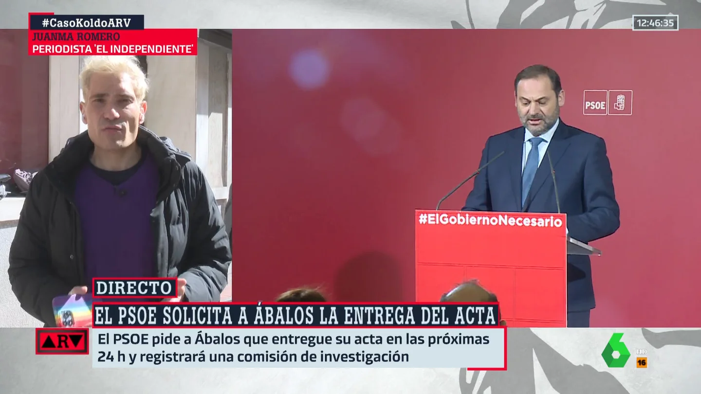 ¿Qué pasaría si Ábalos se negase a dejar su acta de diputado? Juanma Romero responde ¿Qué pasaría si Ábalos se negase a dejar su acta de diputado? Juanma Romero responde
