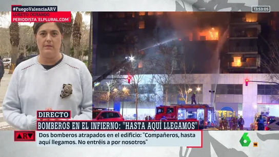 Loreto Ochando defiende la actuación de los bomberos en el incendio de Valencia: "Están psicológicamente destrozados" Loreto Ochando defiende la actuación de los bomberos en el incendio de Valencia: "Están psicológicamente destrozados"