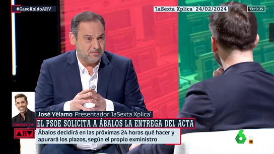 José Yélamo explica cómo ha reaccionado Ábalos al ultimátum del PSOE: "No estaba pactado" José Yélamo explica cómo ha reaccionado Ábalos al ultimátum del PSOE: "No estaba pactado"