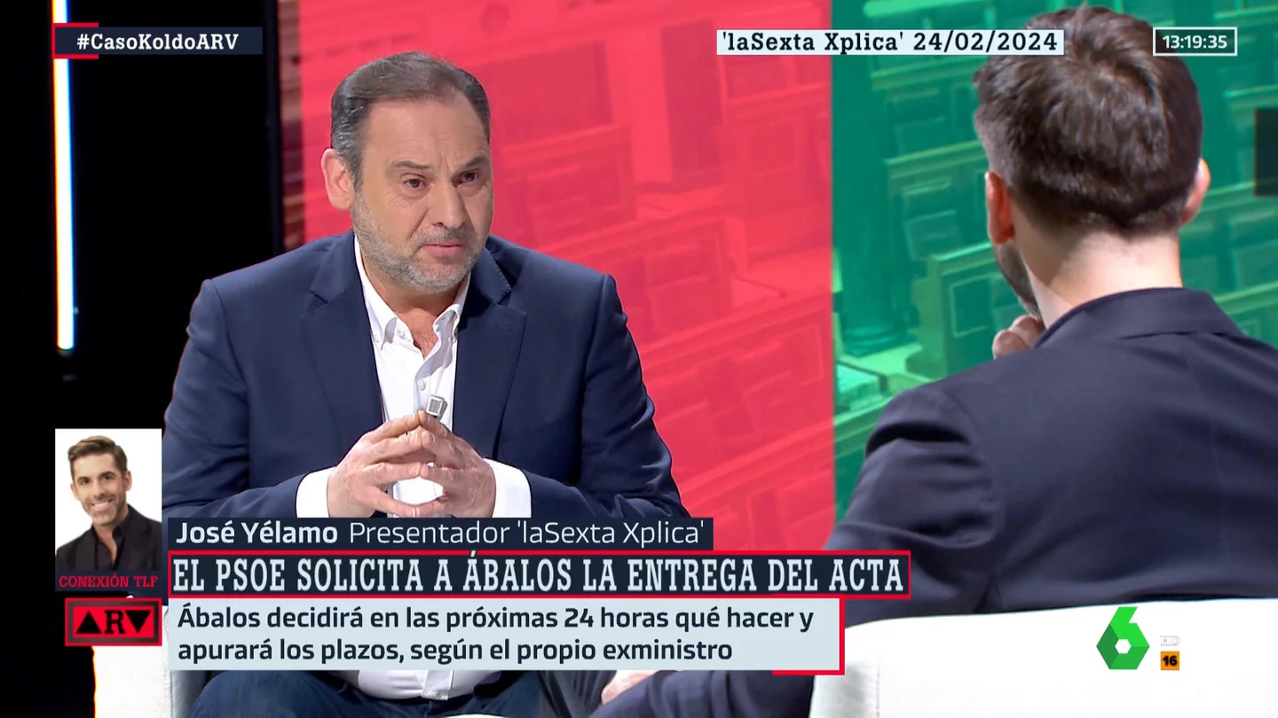 José Yélamo explica cómo ha reaccionado Ábalos al ultimátum del PSOE: "No estaba pactado" José Yélamo explica cómo ha reaccionado Ábalos al ultimátum del PSOE: "No estaba pactado"