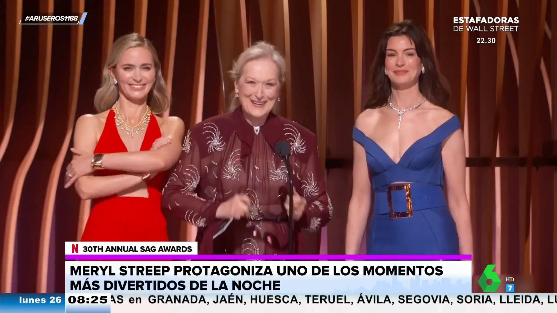 Meryl Streep, Anne Hathaway y Emily Blunt: el vídeo viral del reencuentro de las protagonistas de 'El Diablo viste de Prada'