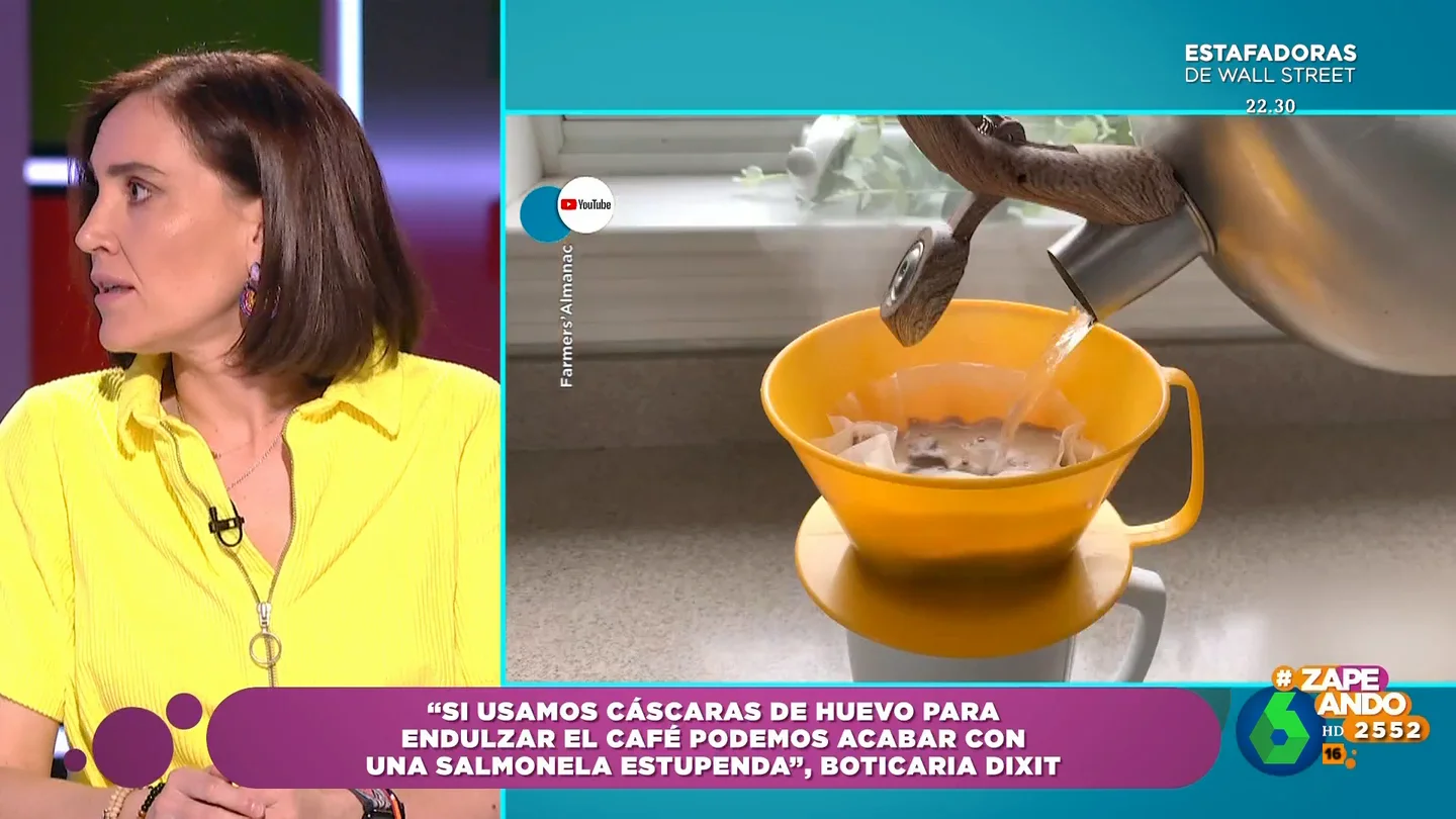 Boticaria García desvela si es seguro utilizar polvo de cáscara de huevo para endulzar el café Boticaria García desvela si es seguro utilizar polvo de cáscara de huevo para endulzar el café