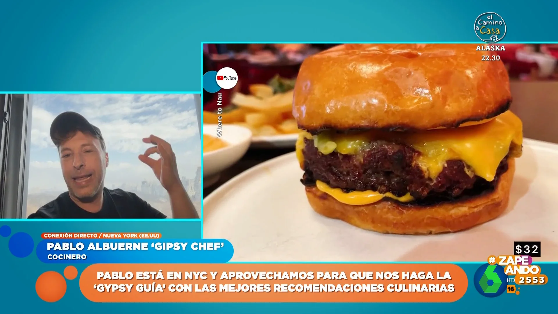 ¿Dónde comer la mejor pizza o hamburguesa de Nueva York? Gipsy Chef desvela sus restaurantes favoritos