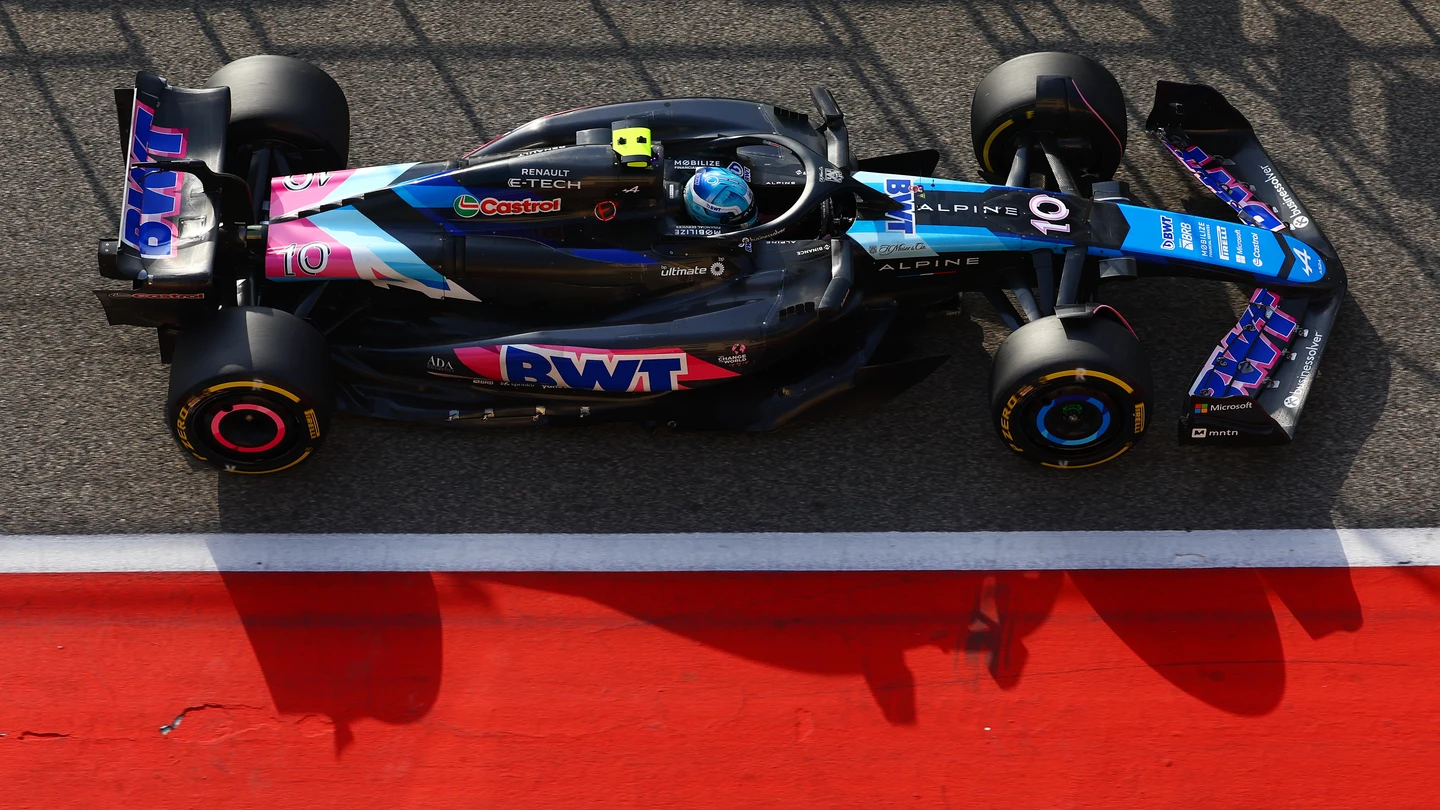 El Alpine de Pierre Gasly El Alpine de Pierre Gasly