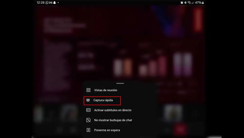 Captura rápida en Microsoft Teams Captura rápida en Microsoft Teams