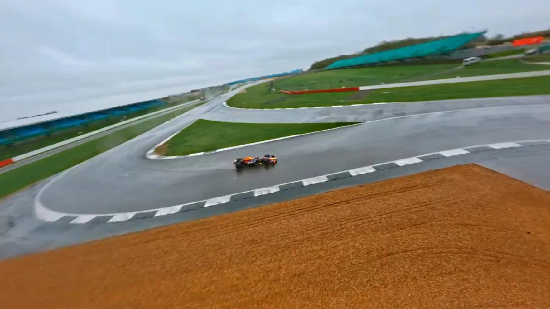 Max Verstappen captado por el dron RBD-1