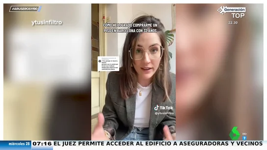 El viral de una chica de 32 años sobre su clave para comprarse sola un piso en Barcelona: "¡Ahorra!" El viral de una chica de 32 años sobre su clave para comprarse sola un piso en Barcelona: "¡Ahorra!"