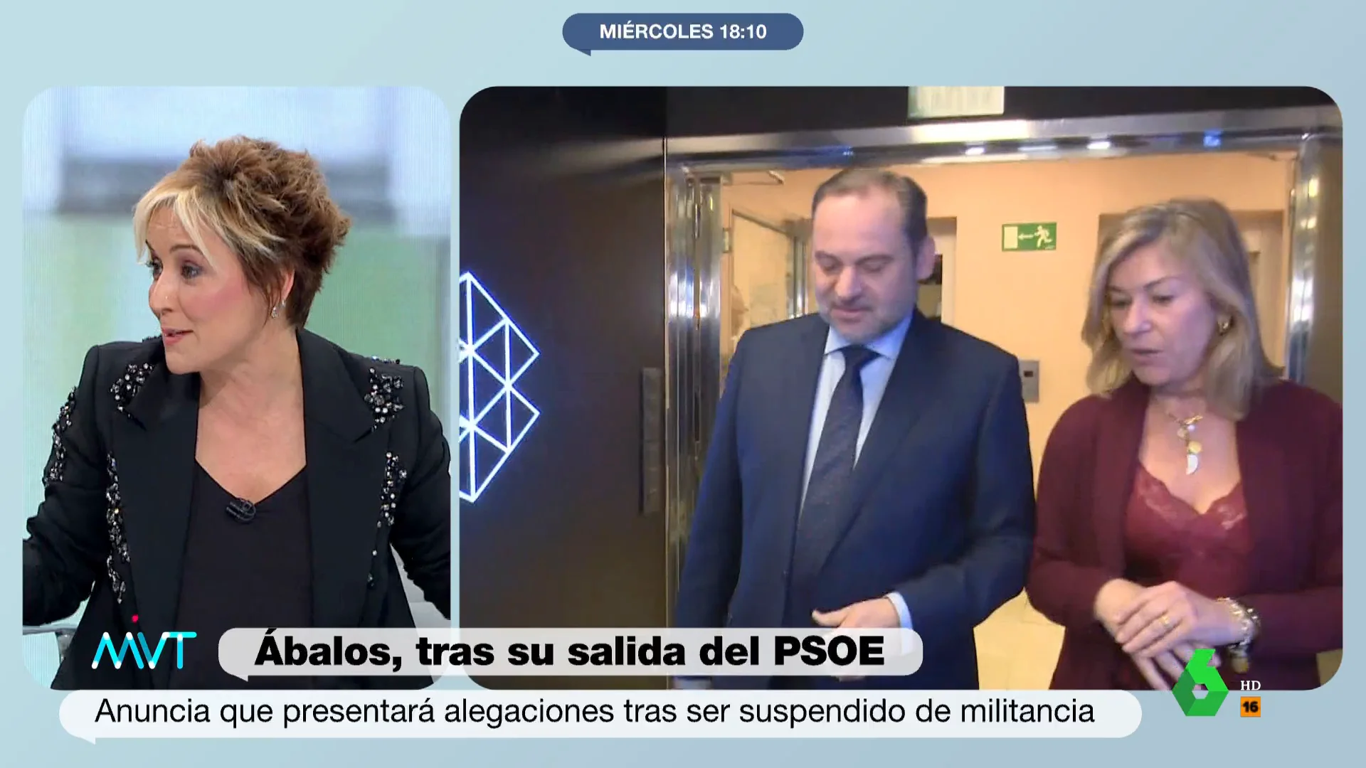 Cristina Pardo, a Ábalos tras retirarle el banco un aval por el 'caso Koldo' Más Vale Tarde analiza la entrevista de José Luis Ábalos con Carlos Alsina y el momento en el que lamenta que el banco le haya retirado un aval para una hipoteca por el 'caso Koldo'. Los comentarios de Iñaki López y Cristina Pardo, en este vídeo.