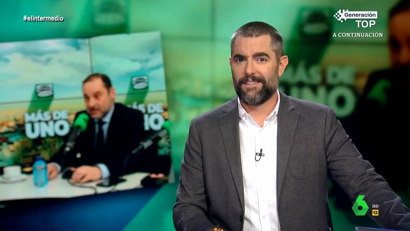 Dani Mateo alucina con el 'problema doméstico' de Ábalos: "Hace unos meses lo habría solucionado diciendo llama a Koldo" Dani Mateo alucina con el 'problema doméstico' de Ábalos: "Hace unos meses lo habría solucionado diciendo llama a Koldo"