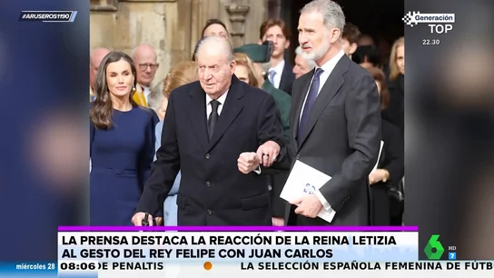 Alfonso Arús, al ver a la reina Letizia mirar al rey Juan Carlos: "El rostro de la reina Sofía tampoco es mucho mejor" Alfonso Arús, al ver a la reina Letizia mirar al rey Juan Carlos: "El rostro de la reina Sofía tampoco es mucho mejor"