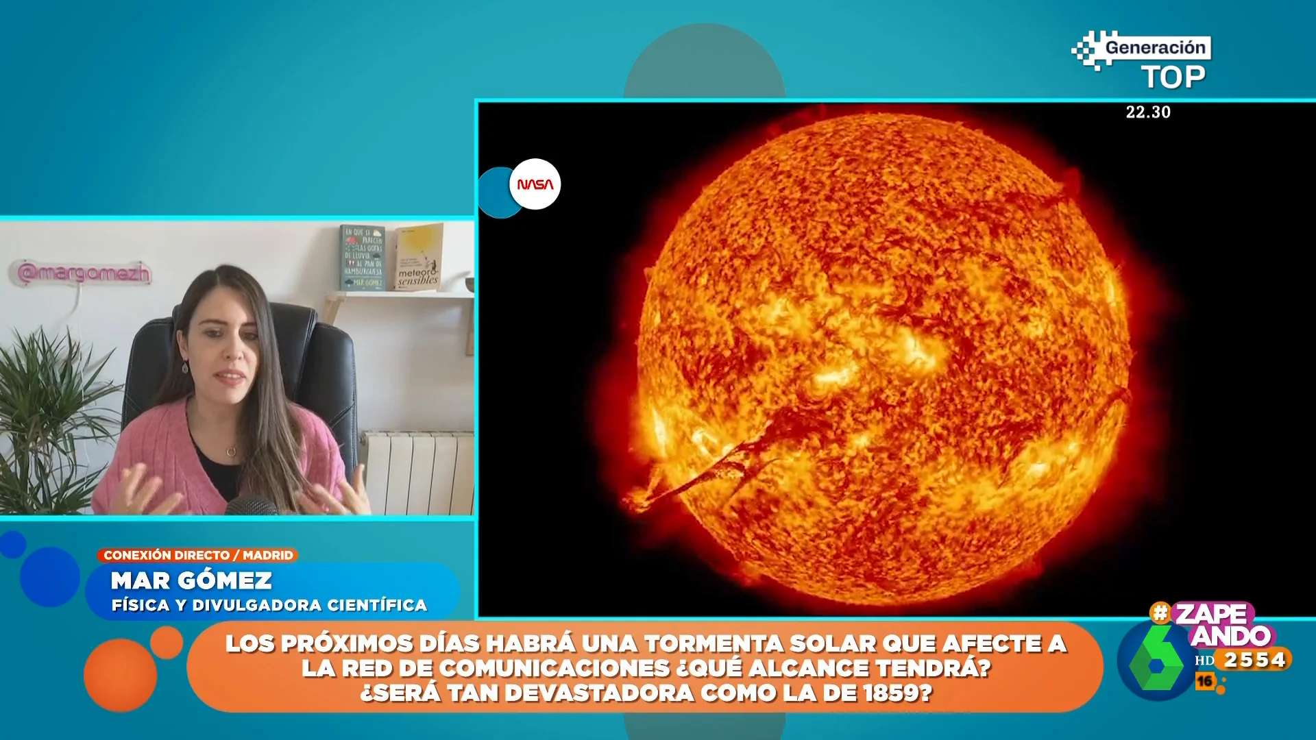¿Cómo de preocupados tenemos que estar con la tormenta solar? La divulgadora Mar Gómez aclara esta cuestión