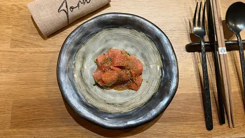 Tartar de toro del restaurante Tora, en Madrid Tartar de toro del restaurante Tora, en Madrid