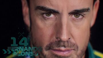 Fernando Alonso, en el vídeo del himno de F1 2024