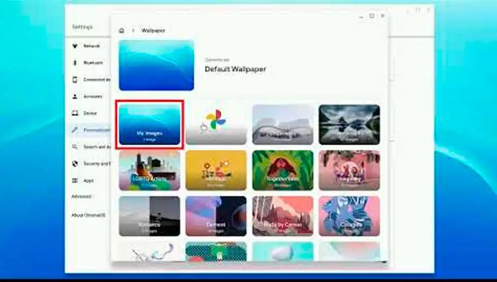 Configuración de pantalla