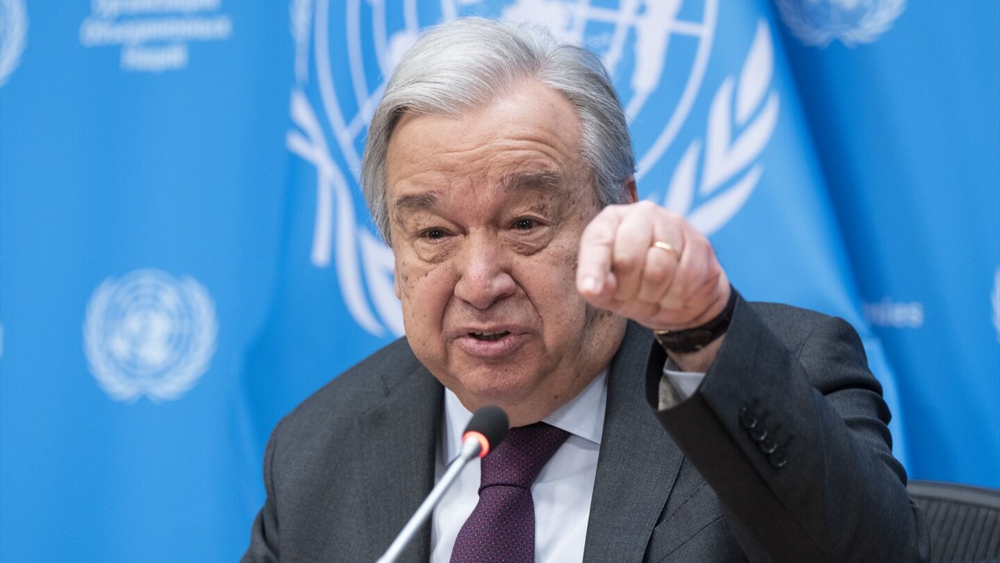 El secretario general de la ONU, Ant&oacute;nio Guterres.