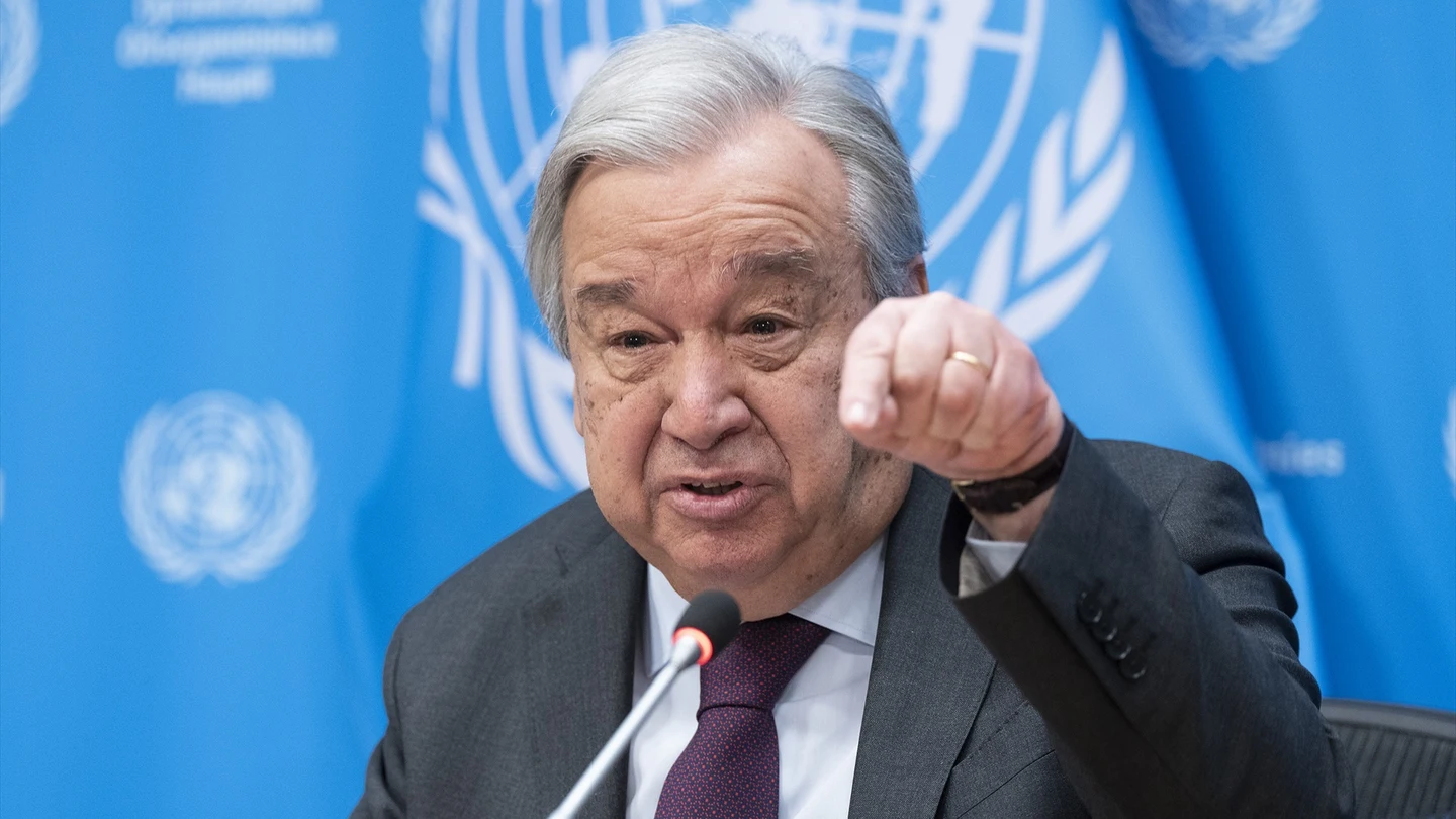 El secretario general de la ONU, António Guterres. El secretario general de la ONU, António Guterres.