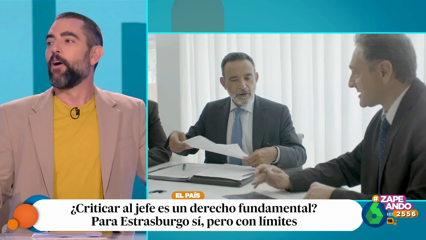 Dani Martín opina sobre la sentencia que dice que criticar al jefe es un derecho fundamental: "Por fin" Dani Martín opina sobre la sentencia que dice que criticar al jefe es un derecho fundamental: "Por fin"
