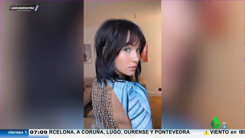 Aitana sorprende en la Semana de la Moda de Milán con su nuevo peinado y su look de casi 5.000 euros