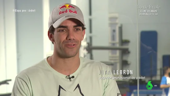 Juan Lebrón y su representante, sobre sus ingresos: "Tiene su marca propia y no deja de ser un Rafa Nadal del pádel" Equipo de Investigación consigue hablar con el español Juan Lebrón, número uno mundial del pádel, y con su representante, que en este vídeo explica cómo pasó de ganar 50.000 euros en patrocinios hace 7 años, a los dos millones actuales.