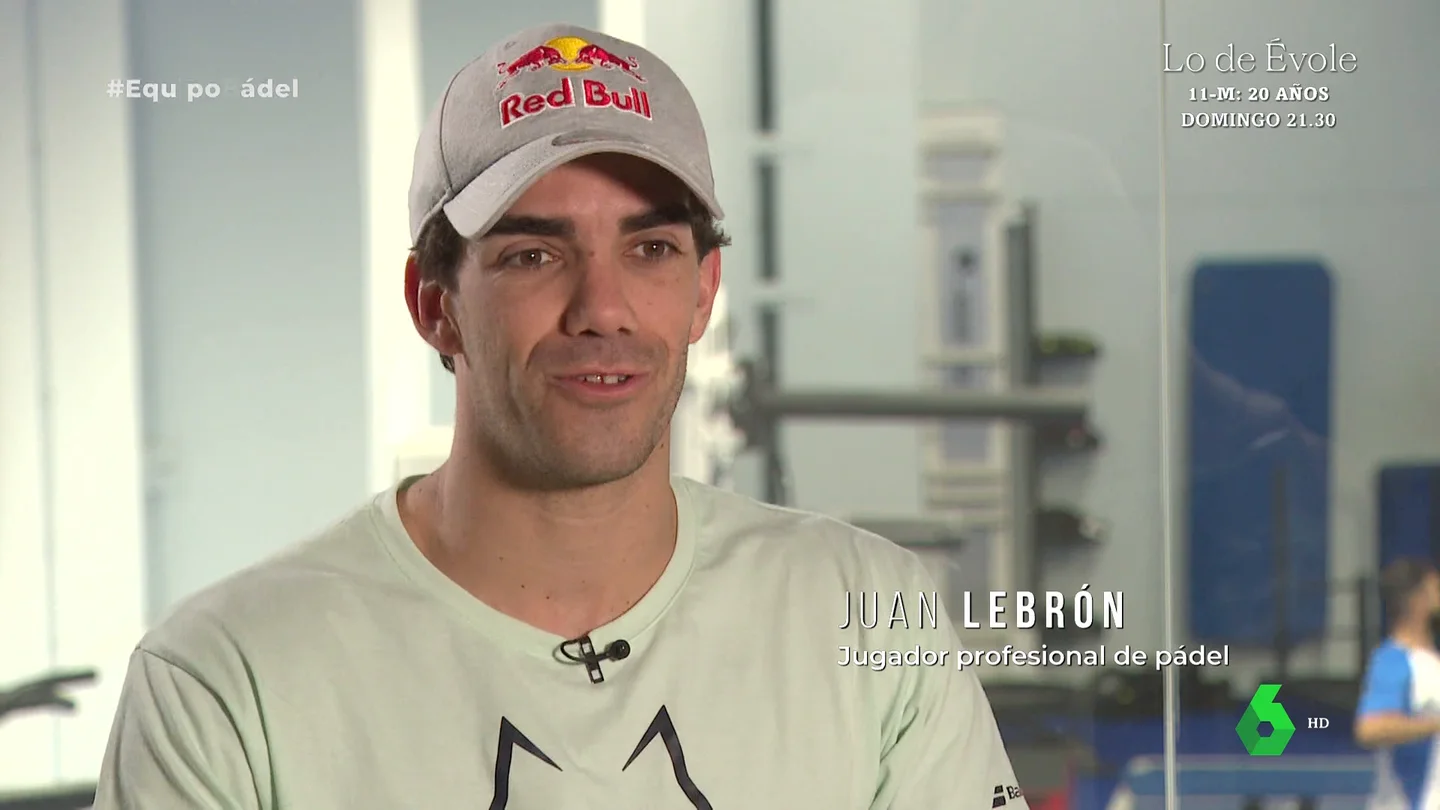 Juan Lebrón y su representante, sobre sus ingresos: "Tiene su marca propia y no deja de ser un Rafa Nadal del pádel" Equipo de Investigación consigue hablar con el español Juan Lebrón, número uno mundial del pádel, y con su representante, que en este vídeo explica cómo pasó de ganar 50.000 euros en patrocinios hace 7 años, a los dos millones actuales.