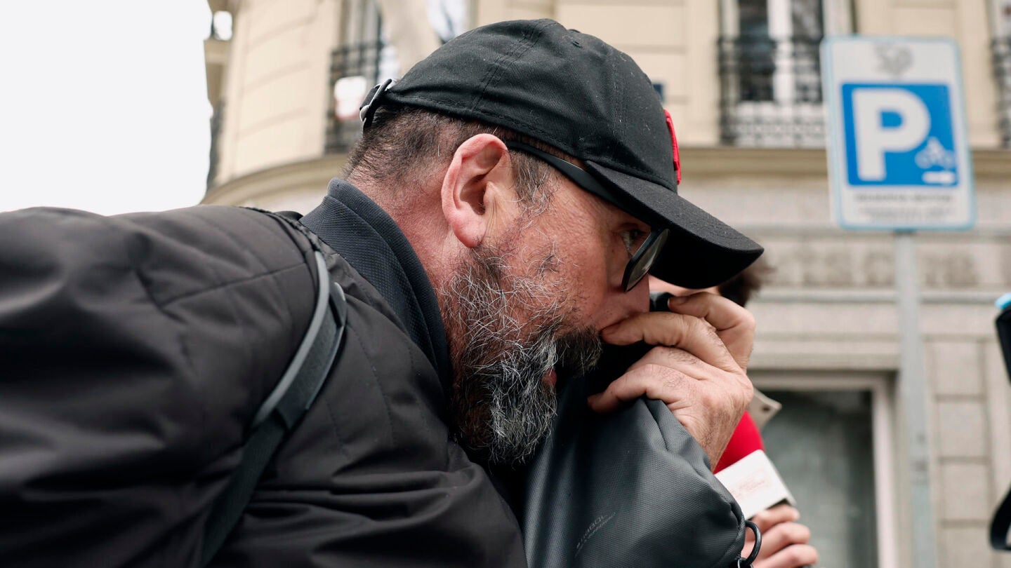 Koldo Garc&iacute;a, exasesor del exministro socialista Jos&eacute; Luis &Aacute;balos, a la salida de la Audiencia Nacional. 