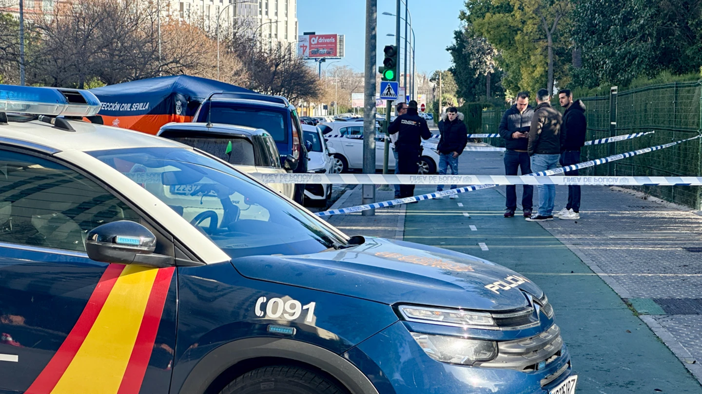 Lugar en el que han matado a un joven de 21 años en Sevilla Lugar en el que han matado a un joven de 21 años en Sevilla