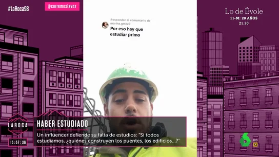 La respuesta de un albañil a los que le critican por no haber estudiado: "¿Quiénes construyen los edificios o los puentes?" La respuesta de un albañil a los que le critican por no haber estudiado: "¿Quiénes construyen los edificios o los puentes?"
