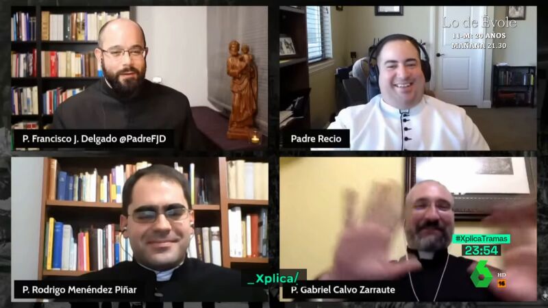 SEXTA XPLICA Una conversación entre varios sacerdotes: "Rezo por el Papa para que vaya al cielo cuanto antes" 