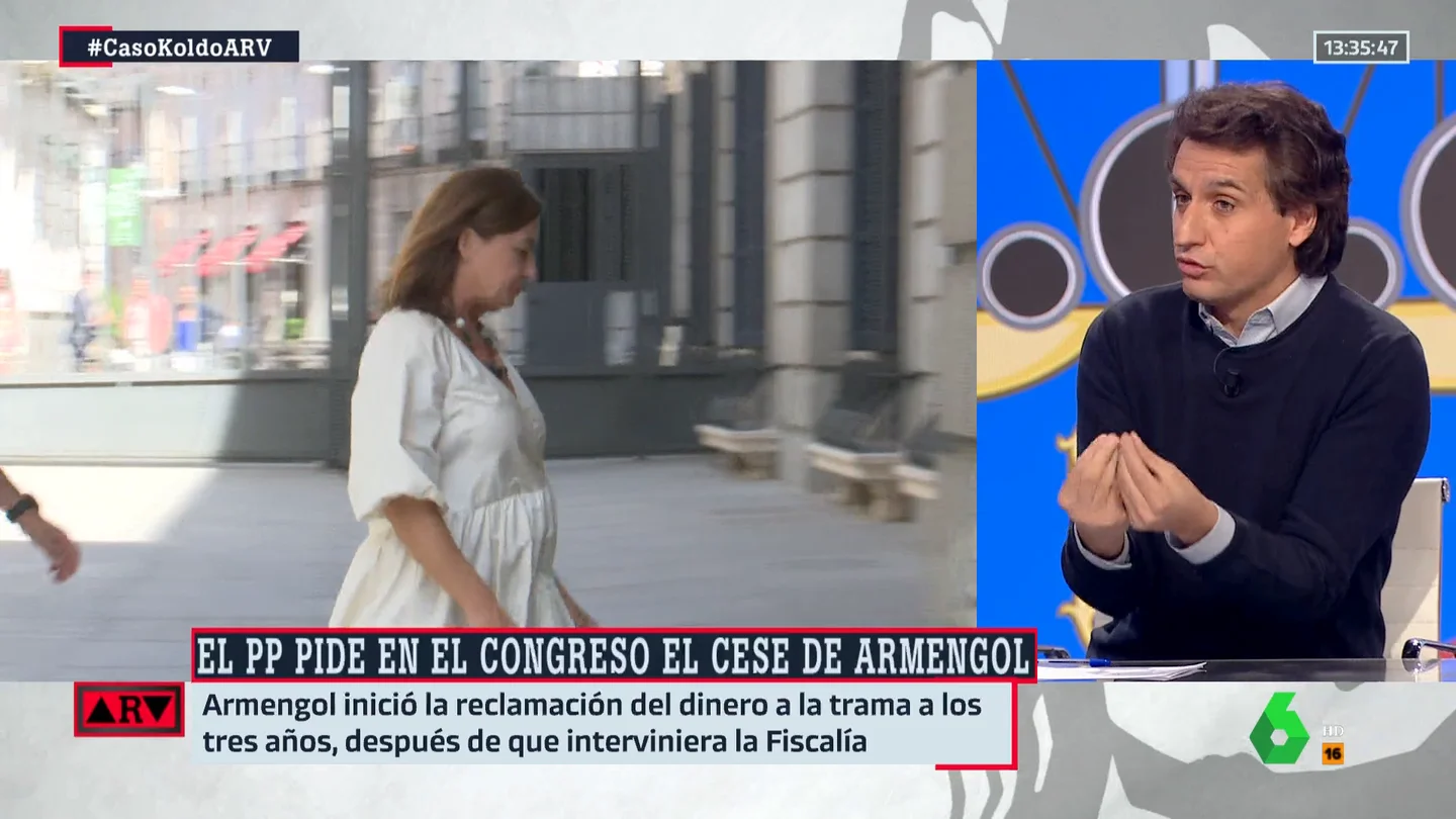 Lluís Orriols, sobre la petición del PP para el "cese inmediato" de Armengol: "La dimisión no está justificada" Lluís Orriols, sobre la petición del PP para el "cese inmediato" de Armengol: "La dimisión no está justificada"