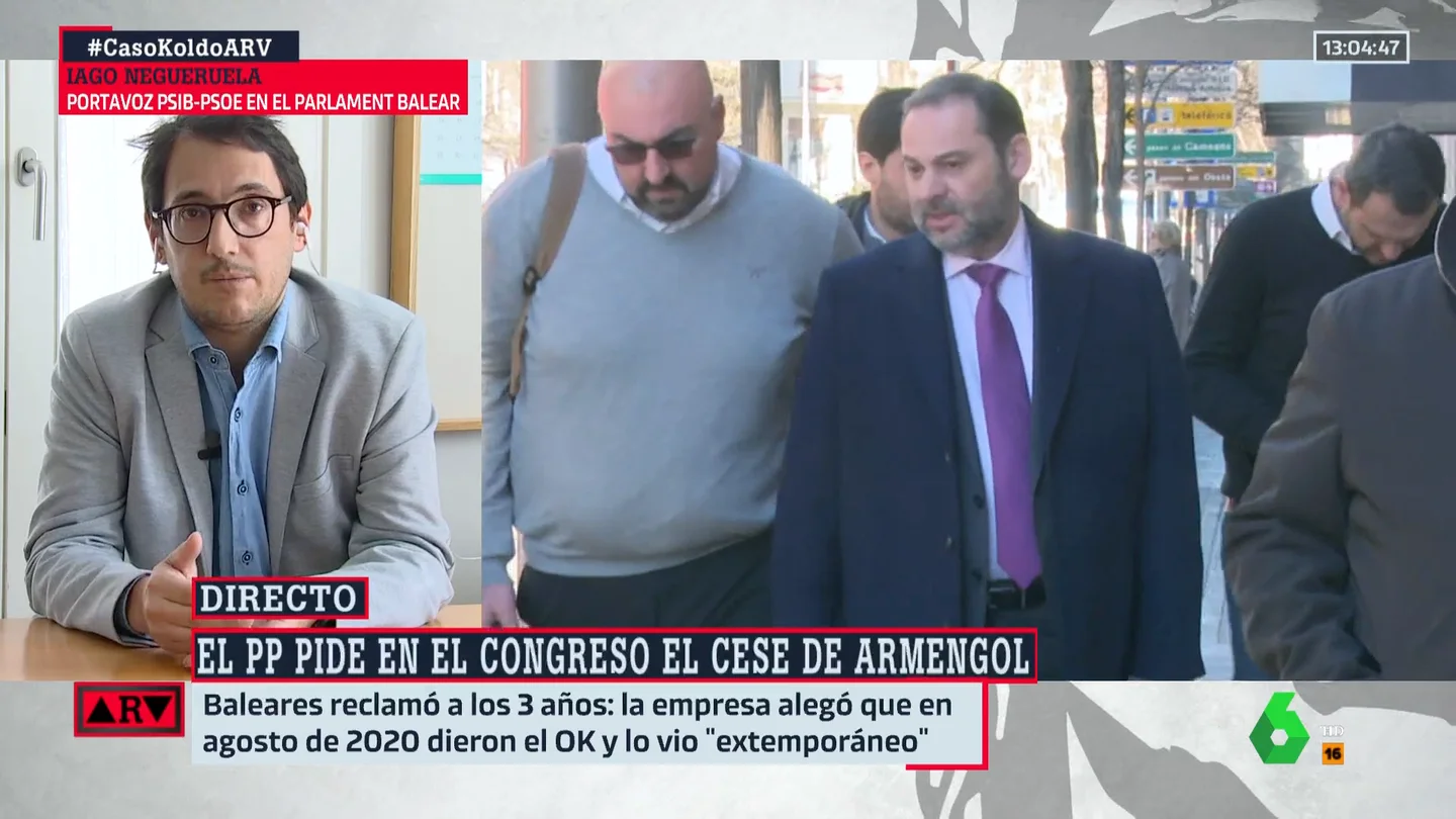 Así justifica Negueruela que tardaran casi tres años en reclamar a la empresa de la 'trama Koldo': "Los procedimientos son largos" Así justifica Negueruela que tardaran casi tres años en reclamar a la empresa de la 'trama Koldo': "Los procedimientos son largos"