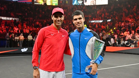 Rafa Nadal y Carlos Alcaraz Rafa Nadal y Carlos Alcaraz
