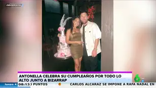 Antonela Rocuzzo celebra su cumpleaños por todo lo alto con Leo Messi y Bizarrap