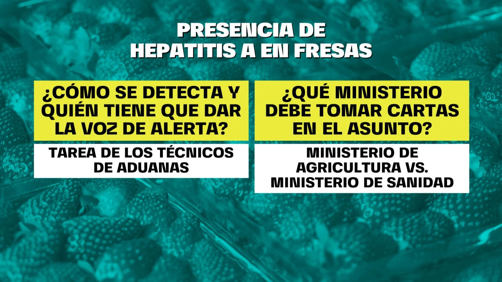 Preguntas y respuestas sobre fresas con hepatitis A.