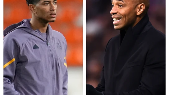 Jude Bellingham y Thierry Henry Jude Bellingham y Thierry Henry