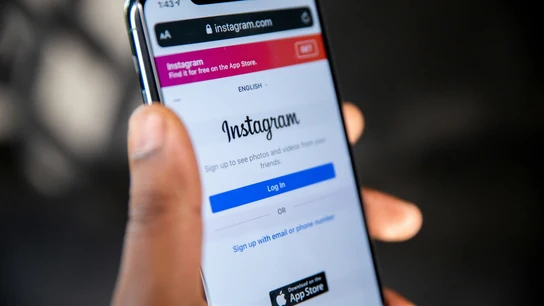 Interfaz de la aplicación de Instagram. Interfaz de la aplicación de Instagram.