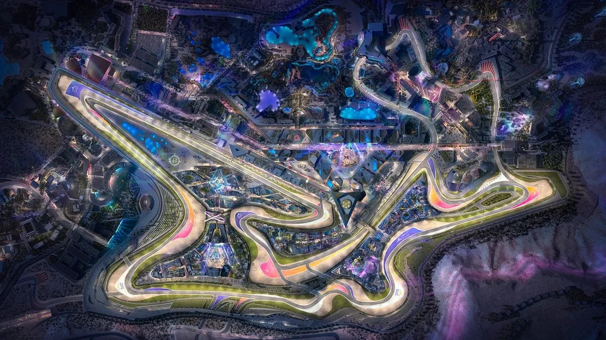 El circuito de Fórmula 1 de Arabia Saudí a partir de 2028 en Qiddiya