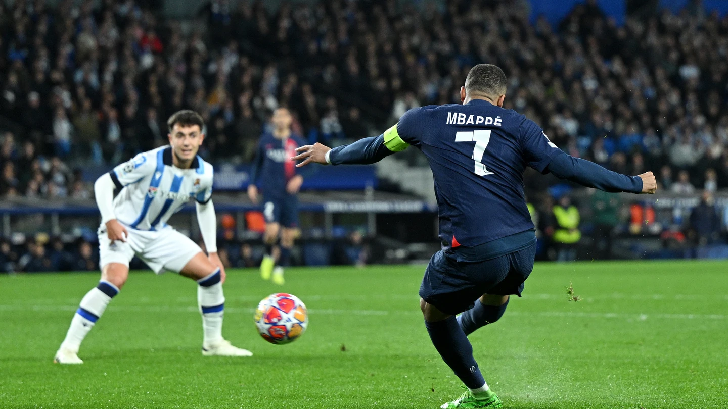 Gol de Kylian Mbappé contra la Real Sociedad Gol de Kylian Mbappé contra la Real Sociedad