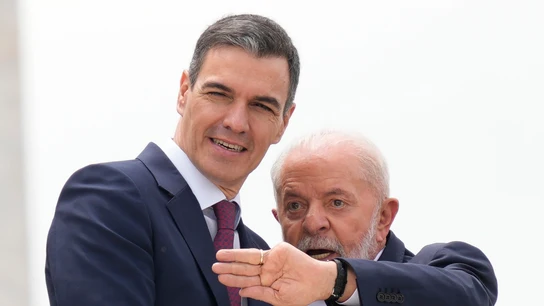 Pedro Sánchez, junto a Lula da Silva Pedro Sánchez, junto a Lula da Silva