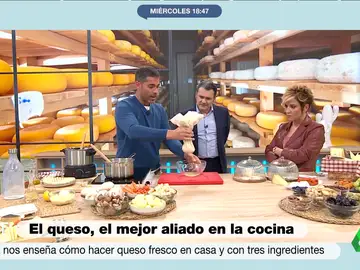 La sencilla receta de Pablo Ojeda para hacer queso fresco en casa y con solo tres ingredientes