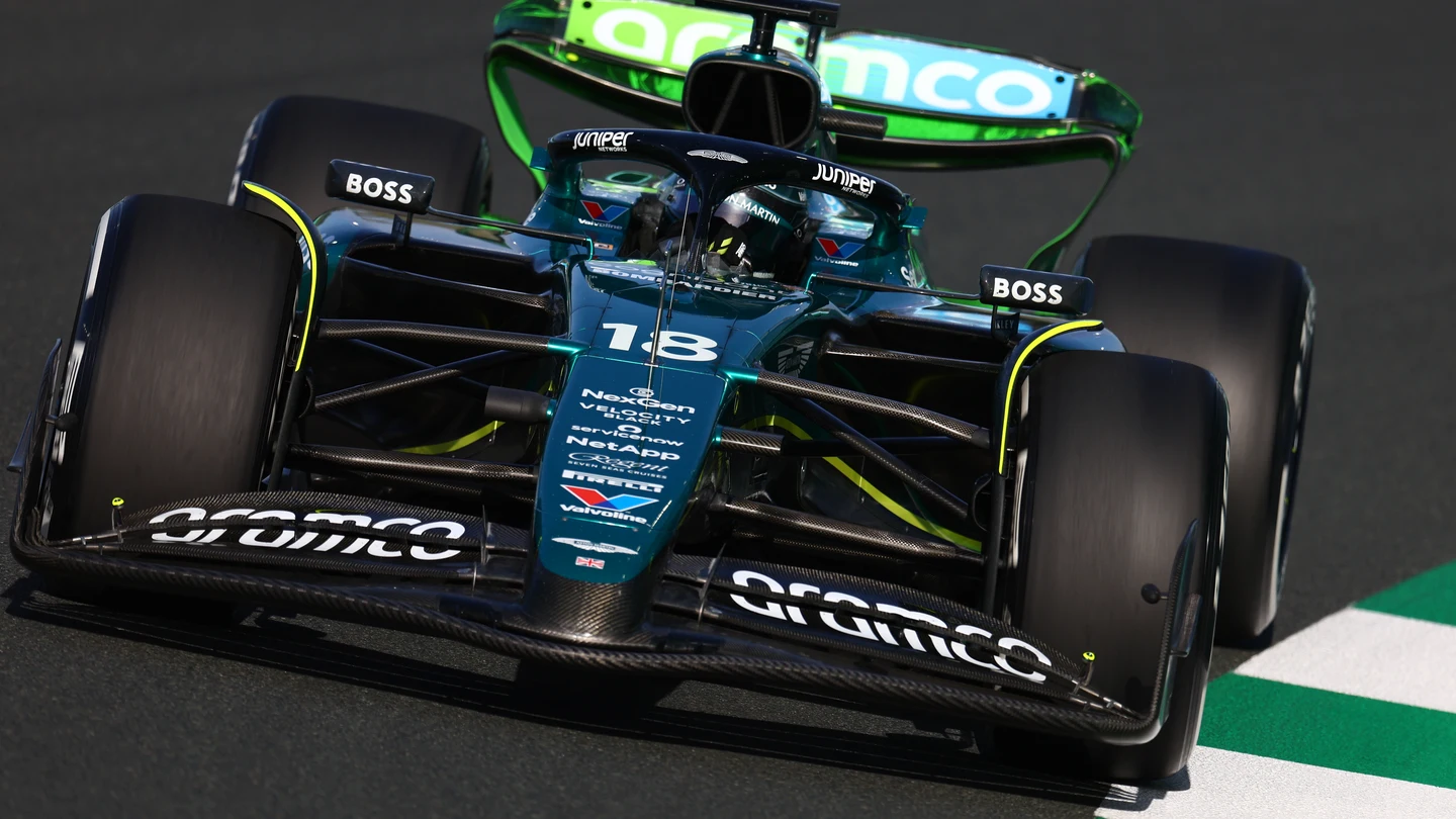 El Aston Martin de Lance Stroll El Aston Martin de Lance Stroll