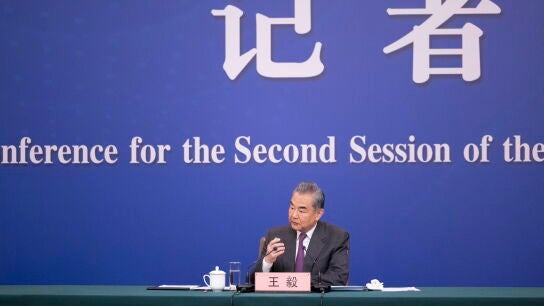 El ministro de Exteriores chino, Wang Yi